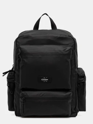 Calvin Klein plecak męski kolor czarny duży gładki LV04D3258G