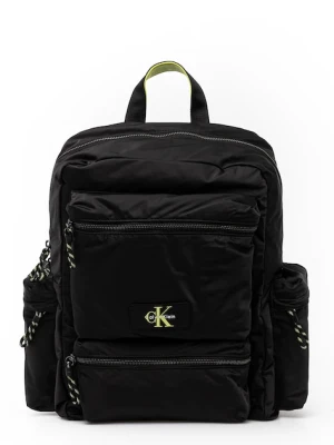 Calvin Klein plecak męski kolor czarny duży gładki LV04G3122G