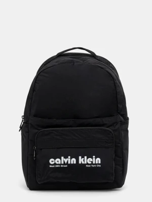 Calvin Klein plecak męski kolor czarny duży z nadrukiem LV04G3162G