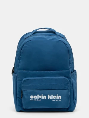 Calvin Klein plecak męski kolor niebieski duży z nadrukiem LV04G3162G
