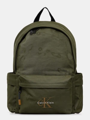 Calvin Klein plecak męski kolor zielony duży gładki LV04D3114G