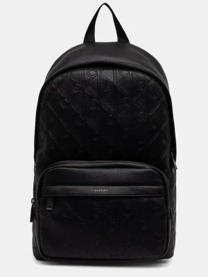 Calvin Klein plecak męski z imitacji skóry czarny