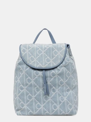 Calvin Klein plecak miejski damski jeansowy