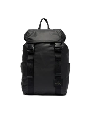 Calvin Klein Plecak Rubberized Flap Backpack LV04D3479G Czarny
