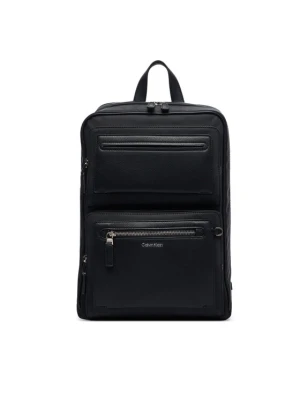 Calvin Klein Plecak Ssnl Raised Logo Double Pocket B LV04D3498G Czarny