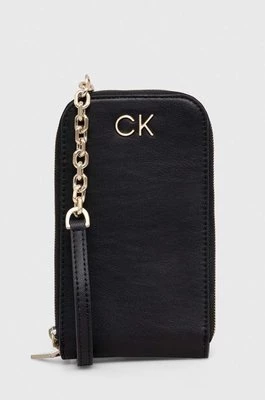 Calvin Klein pokrowiec na telefon kolor czarny