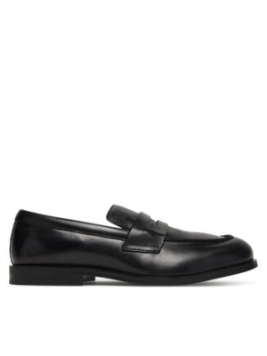 Calvin Klein Półbuty Ess Rubber Penny Loafer Pol Lth HM0HM02025 Czarny