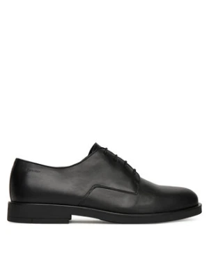 Calvin Klein Półbuty Flex Dress Derby 4Holes Lth HM0HM01895 Czarny