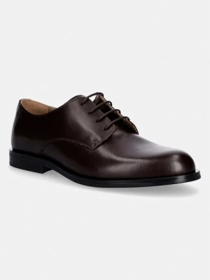 Calvin Klein półbuty męskie skórzane ESS RUBBER DERBY LTH