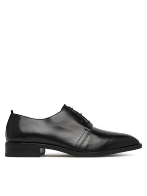 Calvin Klein Półbuty Slim Clean Derby Lth HM0HM02004 Czarny