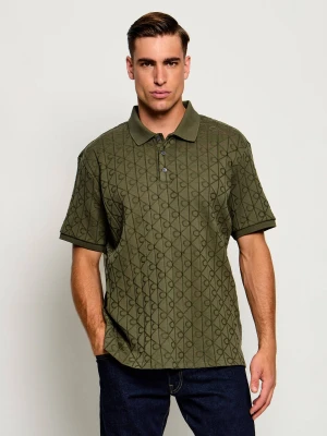 Calvin Klein Polo | Classic fit oliwkowy