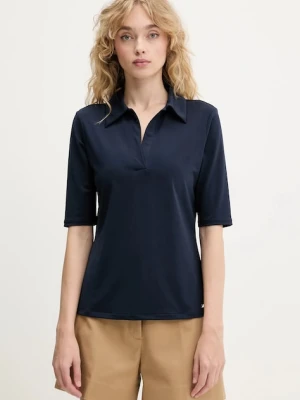 Calvin Klein polo damski kolor granatowy LV044C221G