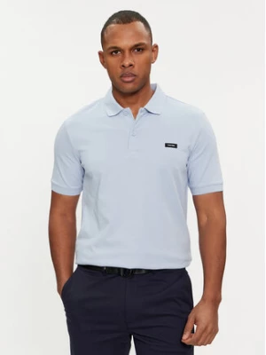 Calvin Klein Polo K10K111196 Błękitny Slim Fit