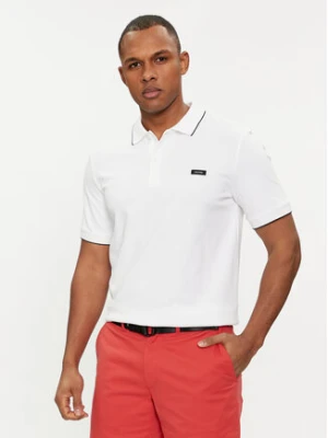 Calvin Klein Polo K10K112751 Biały Regular Fit
