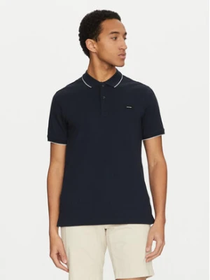 Calvin Klein Polo K10K112751 Granatowy Regular Fit