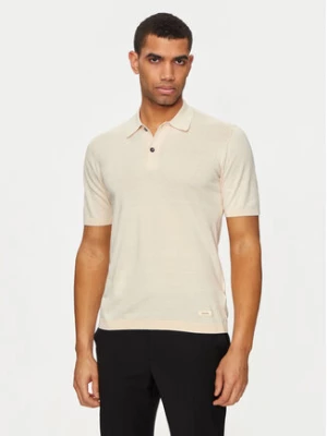 Calvin Klein Polo K10K113053 Beżowy Regular Fit