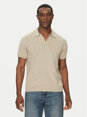 Calvin Klein Polo K10K114087 Beżowy Regular Fit