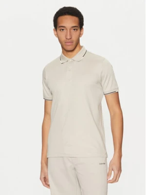 Calvin Klein Polo K10K114130 Beżowy Regular Fit