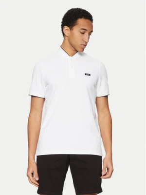 Calvin Klein Polo K10K114139 Biały Regular Fit