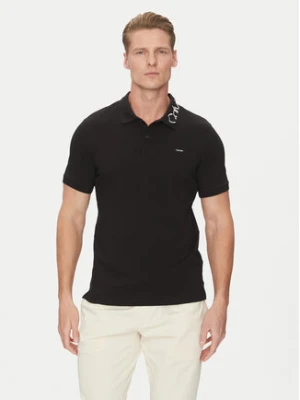 Calvin Klein Polo K10K114474 Czarny Regular Fit