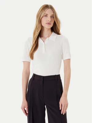 Calvin Klein Polo LV044C341G Biały Regular Fit