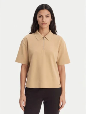 Calvin Klein Polo LV044E241G Beżowy Relaxed Fit