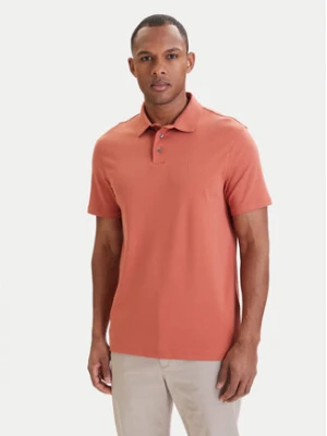 Calvin Klein Polo LV04LB276G Pomarańczowy Regular Fit