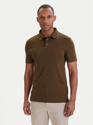 Calvin Klein Polo LV04LB276G Zielony Regular Fit