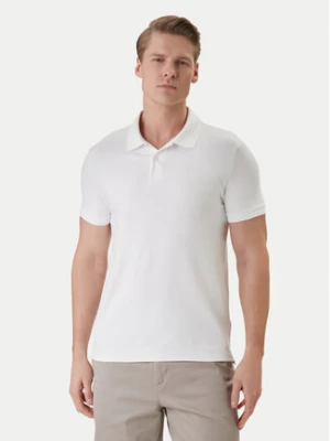 Calvin Klein Polo LV04LC254G Biały Slim Fit