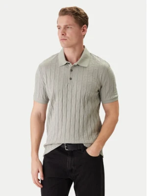Calvin Klein Polo LV04LE203G Beżowy Regular Fit