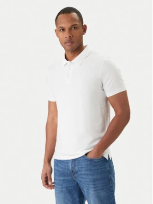 Calvin Klein Polo LV04LF200G Biały Slim Fit