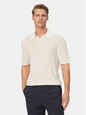 Calvin Klein Polo LV04LF313G Biały Regular Fit