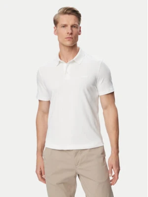 Calvin Klein Polo LV04LH204G Biały Regular Fit