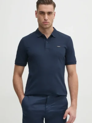 Zdjęcie produktu Calvin Klein polo męski kolor granatowy gładki K10K111196