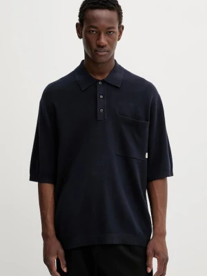 Calvin Klein polo męski kolor granatowy gładki LV04LC331G