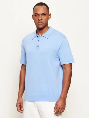 Calvin Klein Polo | Regular Fit niebieski