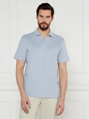 Calvin Klein Polo | Regular Fit | z dodatkiem lnu