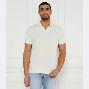 Calvin Klein Polo | Regular Fit | z dodatkiem lnu