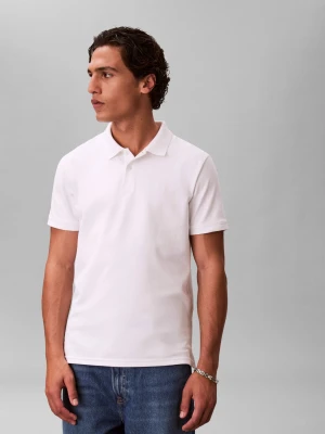 Calvin Klein Polo | Slim Fit | pique biały