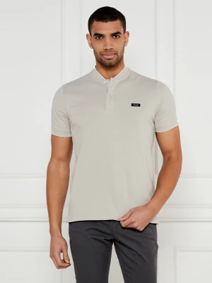 Calvin Klein Polo | Slim Fit | stretch pique beżowy