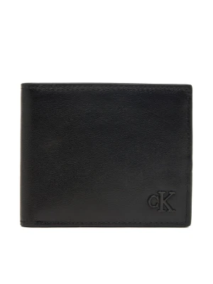 Calvin Klein Portfel Bold Ck Suede Billfold W / Coin LV04D1365G Czarny