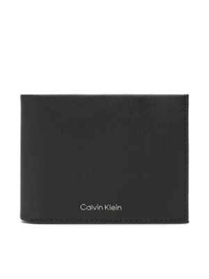 Calvin Klein Portfel Ck Must Comp Trifold W Coin & Ca LV04D1045G Czarny