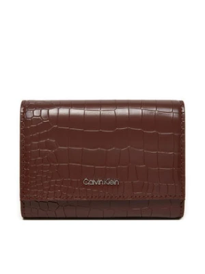 Calvin Klein Portfel Ck Must Md Trifold K60K612453 Brązowy