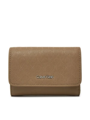 Calvin Klein Portfel Ck Must Small Trifold_Mono K60K612829 Beżowy