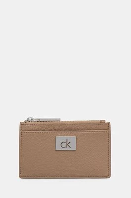 Calvin Klein portfel damski kolor beżowy K60K612837