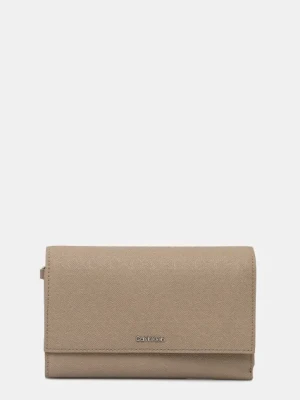 Calvin Klein portfel damski kolor beżowy K60K612940