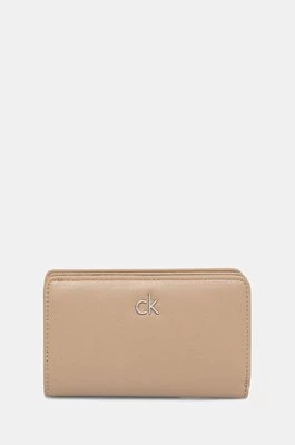 Calvin Klein portfel damski kolor beżowy K60K613075