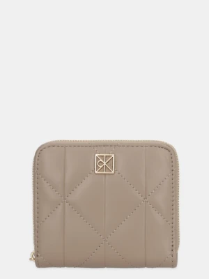 Calvin Klein portfel damski kolor beżowy LV04F1121G