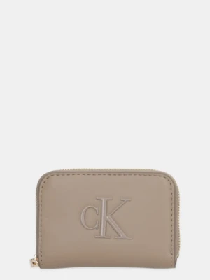Calvin Klein portfel damski kolor beżowy LV04F1154G