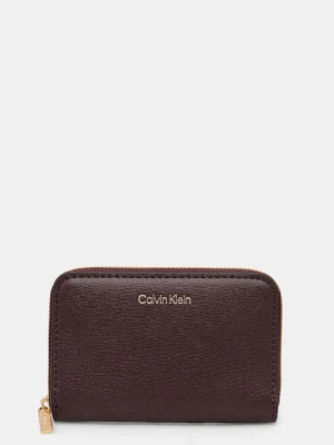 Calvin Klein portfel damski kolor bordowy LV04F1091G